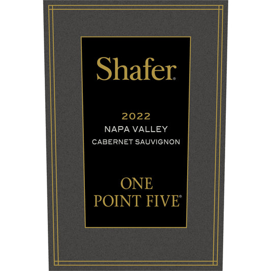 Shafer Cabernet Sauvignon One Point Five Stags Leap District 2022 - 375ML
