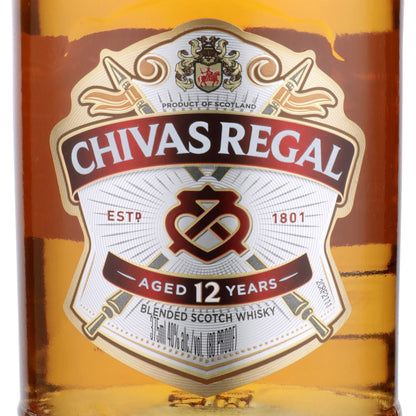 Chivas Regal Blended Scotch 12 Yr 80 - 375ML - Front Label