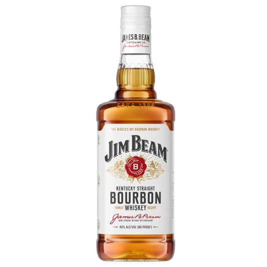 Jim Beam Straight Bourbon White Label 80 - 750ML