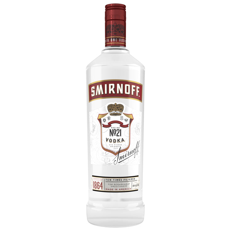 Smirnoff Vodka 80 - 1.0L - Front