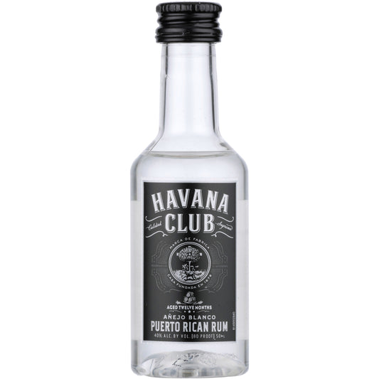Havana Club Light Rum Anejo Blanco 80 - 50ML - Front