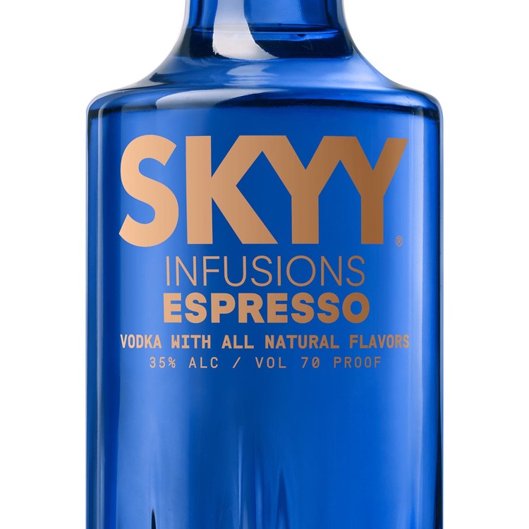 Skyy Espresso Flavored Vodka Infusions 70 - 750ML - Front Label