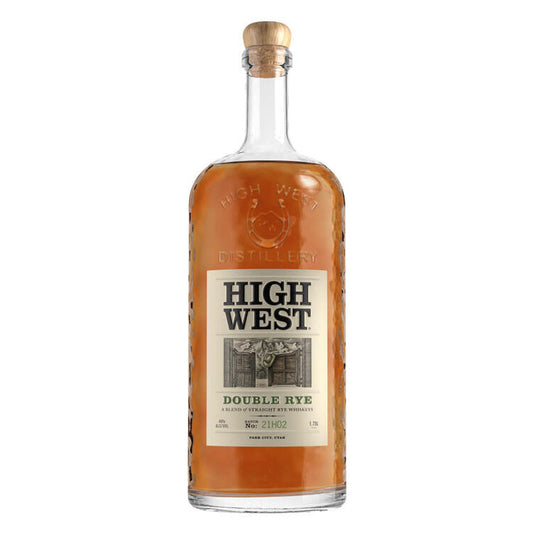 High West Rye Whiskey Double Rye! 92 - 1.75L - Front