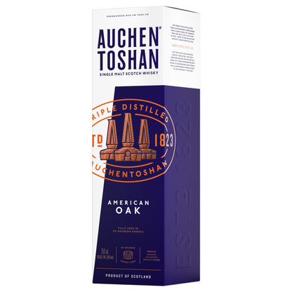Auchentoshan Single Malt Scotch American Oak 80 - 750ML - Front Label