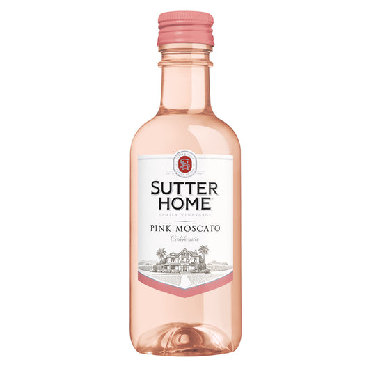 Sutter Home Moscato Pink Moscato California - 187ML - Front