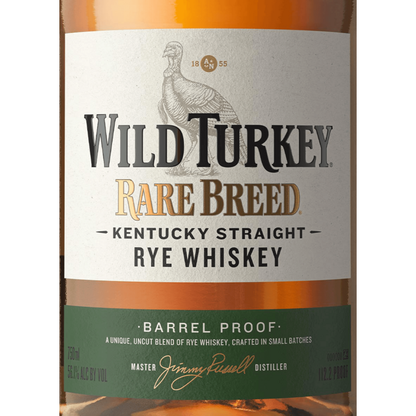 Wild Turkey Rye Whiskey Rare Breed Barrel Proof 112 - 750ML