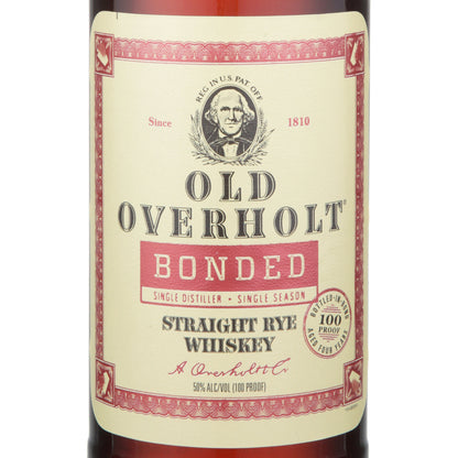 Old Overholt Straight Rye Whiskey Bonded 4 Yr 100 - 1.0L