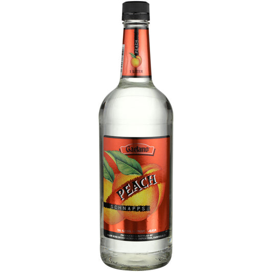 Gaetano Peach Schnapps 30 - 1.0L - Front