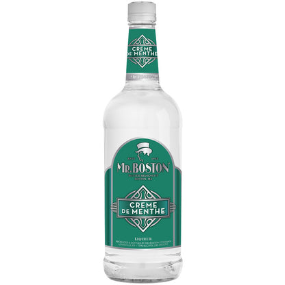 Mr. Boston Creme De Menthe White 30 - 1.0L - Front