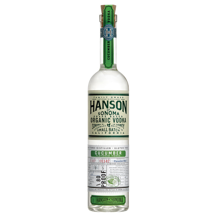 Hanson Of Sonoma Cucumber Flavored Vodka Small Batch 80 - 750ML