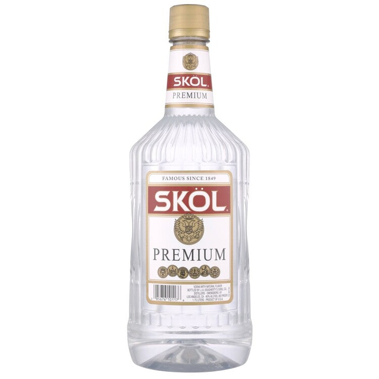 Skol Vodka 80 - 1.75L - Back