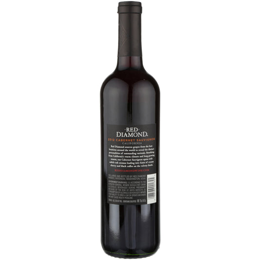 Red Diamond Cabernet Sauvignon California - 750ML - Back