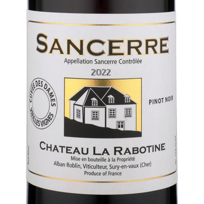 Chateau La Rabotine Sancerre Rouge Cuvee De Dames Vieilles Vignes 2022 - 750ML