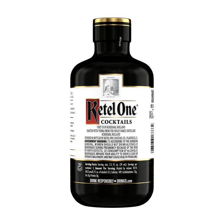 Ketel One Cocktail Espresso Martini Collection 40.2 - 750ML - Back