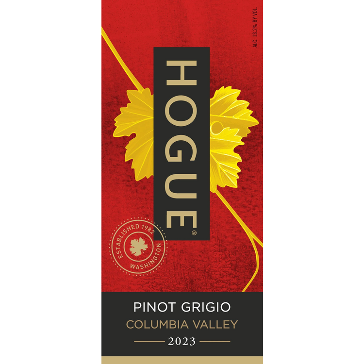 The Hogue Cellars Pinot Grigio Columbia Valley - 750ML - Front Label