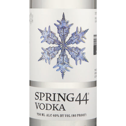 Spring 44 Vodka 80 - 750ML - Front Label