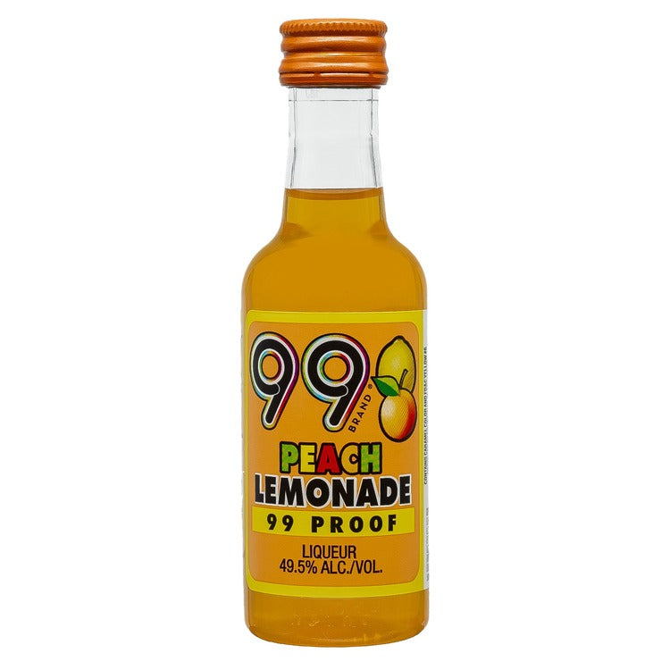 99 Brand Peach Lemonade Liqueur 99 - 50ML - Front