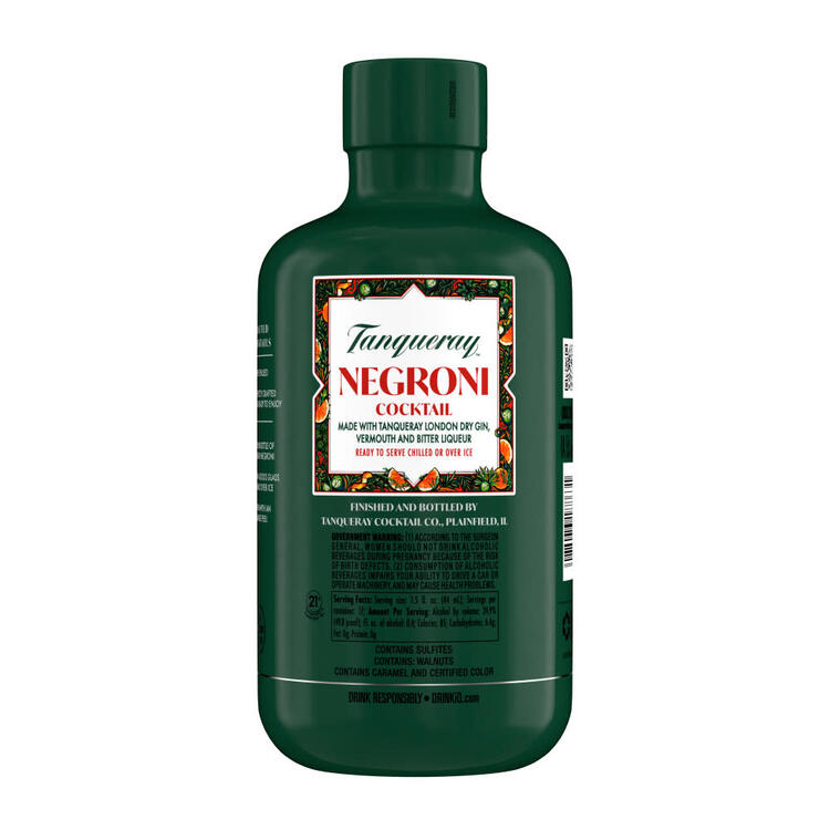 Tanqueray Cocktail Negroni Collection 49.8 - 750ML - Back