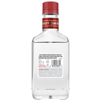 Smirnoff Vodka 80 - 200ML - Back