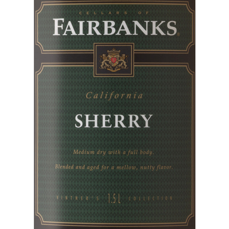 Fairbanks Sherry California - 1.5L - Front Label