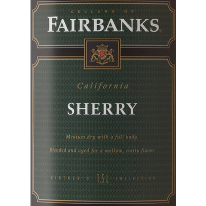 Fairbanks Sherry California - 1.5L - Front Label