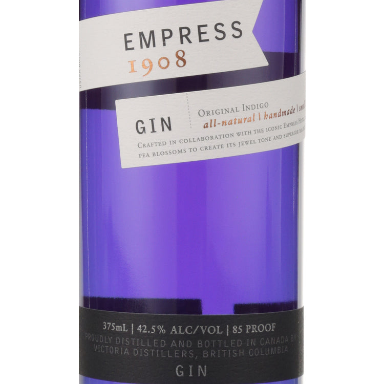 Empress 1908 Dry Gin Indigo 85 - 375ML - Front Label