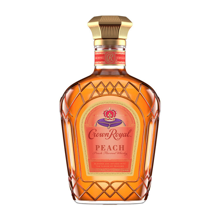 Crown Royal Peach Flavored Whiskey 70 - 375ML - Front