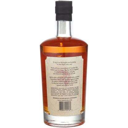 Tap 8 Canadian Rye Whisky Sherry Finished 8 Yr 83 - 750ML - Back
