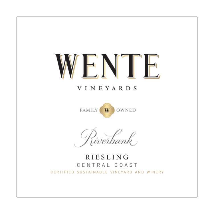 Wente Vineyards Riesling Riverbank Central Coast - 750ML - Front Label