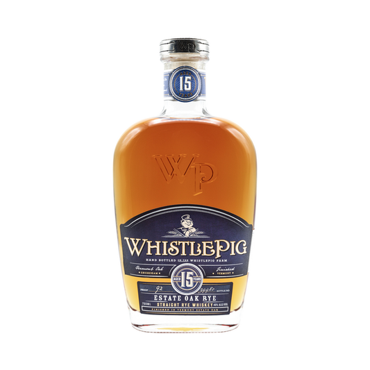 Whistlepig Straight Rye Whiskey Finished In Vermont Estate Oak 15 Yr 9 - 750ML - Front