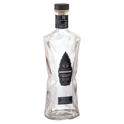 Hornitos Tequila Anejo Cristalino 75th Anniversary 80 - 750ML - Front Label
