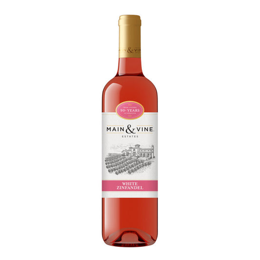 Beringer Main & Vine White Zinfandel California - 750ML - Front