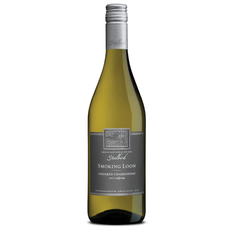 Smoking Loon Chardonnay Unoaked Steelbird California - 750ML - Front