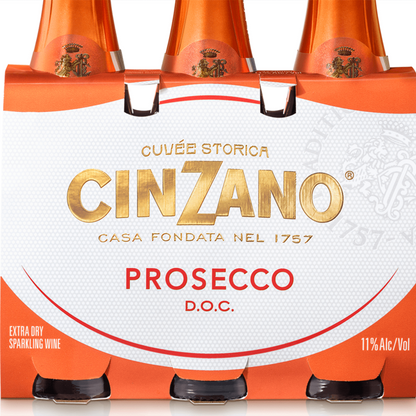 Cinzano Prosecco Cuvee Storica - 200ML - Front Label