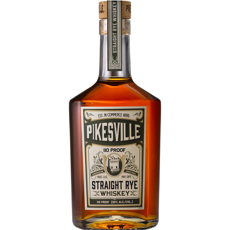 Pikesville Straight Rye Whiskey 110 - 750ML - Front
