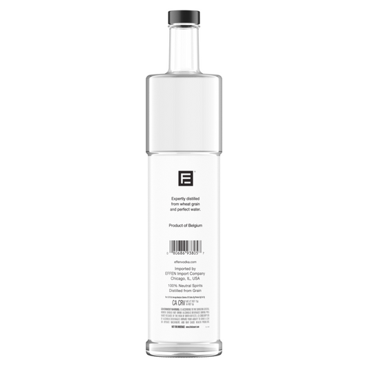 Effen Vodka 80 - 750ML - Back