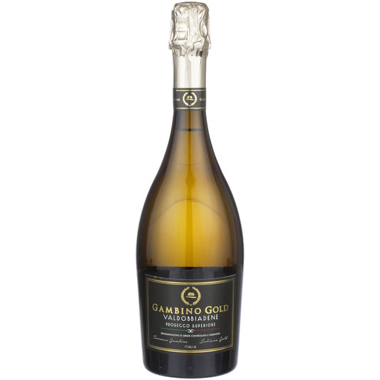 Gambino Valdobbiadene Prosecco Superiore Brut Gambino Gold - 750ML - Front