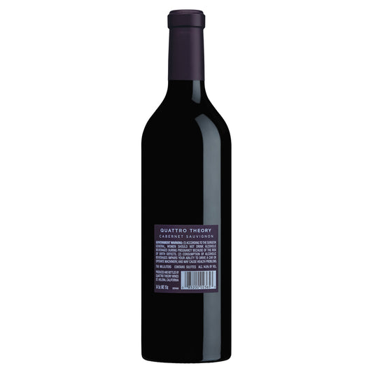 Quattro Theory Cabernet Sauvignon Napa Valley 2022 - 750ML - Back