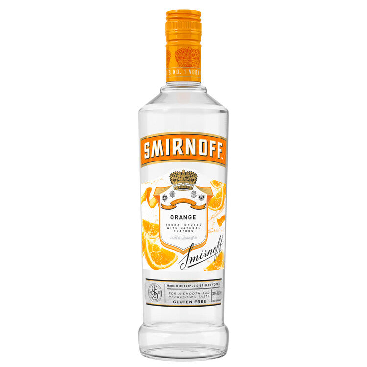 Smirnoff Orange Flavored Vodka 60 - 750ML - Front