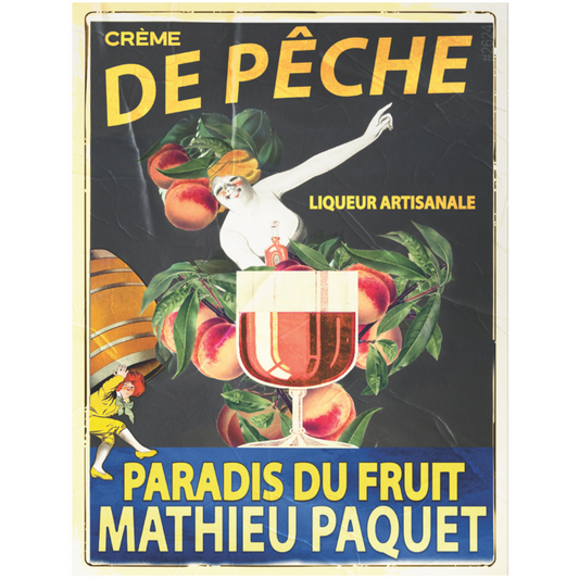 Mathieu Paquet Creme De Peche 36 - 700ML - Front Label