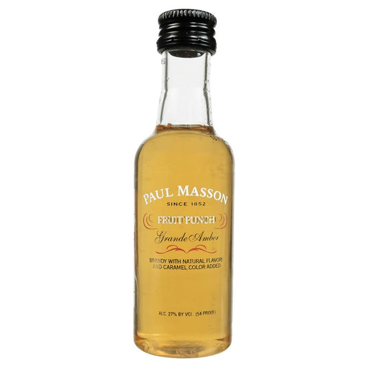 Paul Masson Fruit Punch Flavored Brandy Grande Amber 54 - 50ML