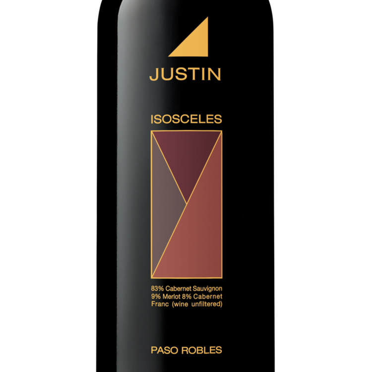 Justin Red Wine Isosceles Paso Robles 2021 - 750ML - Front Label