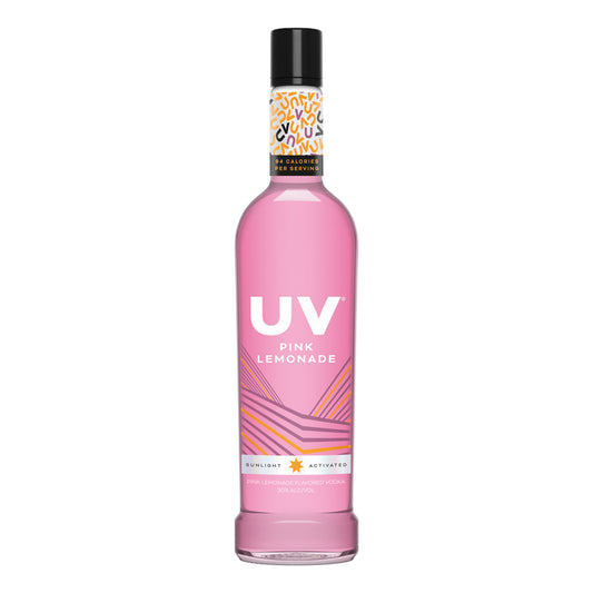 Uv Pink Lemonade Flavored Vodka 60 - 750ML - Front