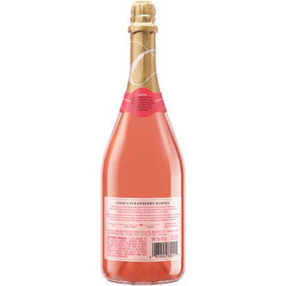 Cook's Sparkling Strawberry Mimosa Wine Based Cocktail - 750ML - Back