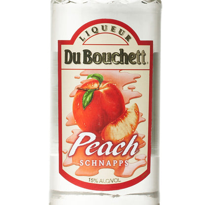 Du Bouchett Peach Schnapps 30 - 1.0L - Front Label