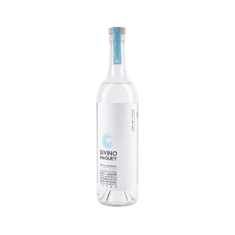 Divino Maguey Mezcal Artesanal Maguey Espadin Joven 84 - 1.0L - Front