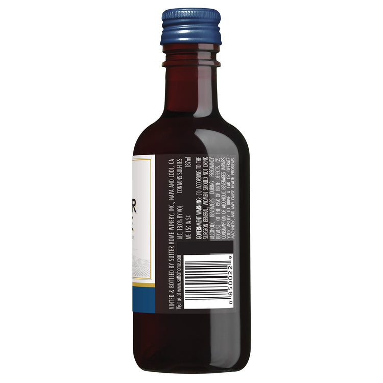 Sutter Home Merlot California - 187ML - Back