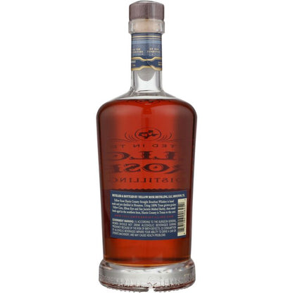 Yellow Rose Distilling Straight Bourbon Whiskey Harris County Pot Dist - 750ML - Back