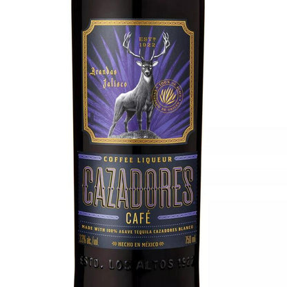 Cazadores Coffee Liqueur Cafe 66 - 750ML - Front Label