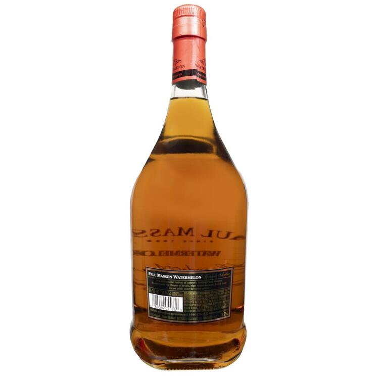 Paul Masson Watermelon Flavored Brandy Grande Amber 54 - 1.75L - Back